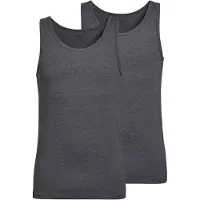 Falke 2-Pack Herren Top Daily Comfort, XXL, Grau, Uni, Baumwolle