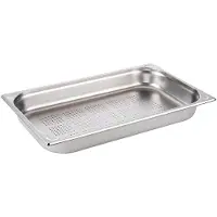 Aps GN 1/1 Behälter, perforiert, Gastronormbehälter für den professionellen Einsatz, Maße (B x L x H): 53 x 32,5 x 6,5 cm, 9 Liter