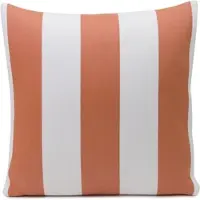 Gozze Dekokissen GÖZZE "Bali" Gr. 2, orange (apricot, weiß, gestreift), B:50cm L:50cm, Obermaterial: 65% Polyacryl, 35% Polypropylen, Dekokissen_Sitzkissen_Kissenhüllen, Dekokissen
