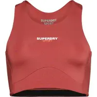 Superdry für Damen. WS311591A Core Active BH rot (36), Sportlich, Multisport, Recyceltes Polyester, Nachhaltig