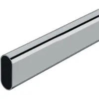 Stor Planet Ovale Kleiderstange 150 Cm Silber Silber One Size