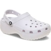 Crocs Clog "Classic Platform Clog W" Sommerschuh, Schlappen, Hausschuh, trendige Plateausohle