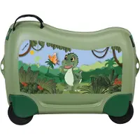 Samsonite Kinderkoffer "DREAM2GO", Damen, Gr. B/H/T: 52cm x 38cm x 21cm 30 l, grün (dino rex), Koffer Kinderkoffer, geräumiger Innenraum, kompakte Maße