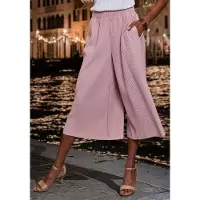 LASCANA Culotte in weiter Form mit Plisseefalten