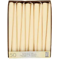 Starpak 50 Leuchterkerzen Ø 2,2 cm · 25 cm Champagner