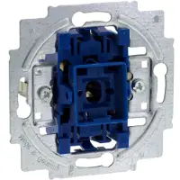 Busch-Jaeger 2020 US-206, 1P, Blau, Metallisch, 250 V, 10 A, 71 mm, 25 mm
