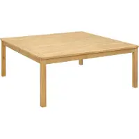 vidaXL Couchtisch Helles Akazienholz 110 x 110 x 45 cm