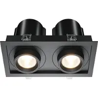 Maytoni Hidden LED Einbaustrahler Schwarz - 2-Flammig , 20W , Aluminium