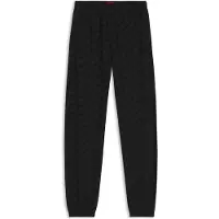 HUGO Relaxed-Fit Jogginghose mit geflocktem Logo-Print Grösse S