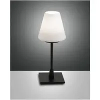 FABAS LUCE Tischleuchte Lucy mit Touchdimmer, schwarz