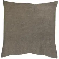 Home wohnideen Dekokissen "ELMER 1ER PACK MIT FÜLLUNG" Gr. 2, grau (taupe, unifarben), B:50cm L:50cm, Polyester, Dekokissen_Sitzkissen_Kissenhüllen, Dekokissen