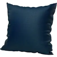 Homing Dekokissen "St. Tropez" Gr. 2, blau (dunkelblau, unifarben), B:50cm L:50cm, Polyester, Dekokissen_Sitzkissen_Kissenhüllen, Dekokissen, Pflegeleicht
