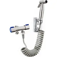 OEM Bidet Handsprayer mit Edelstahl Arm - Toiletventil aus Edelstahl