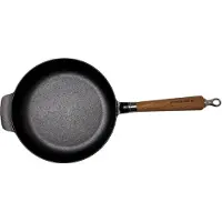 Ronneby Bruk Maestro Bratpfanne hoch, Ø 25 cm, mit Eichenholzgriff