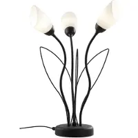 Jupiter Tischlampe GLORIOSA, schwarz matt/weiß, 3xG9x15W, Metall, Abmessungen: 46x35x35cm, IP20, Marke: