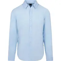 BOSS für Herren. 50567579 Relegant 6 blaues Hemd (XL), Lässig, Baumwolle, Klassisch, Langarm