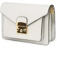 Maison Heritage Vic klassische beige Leder Damenhandtasche