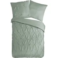 Muller Textil Duvet cover Pure 155x220 + 1* 80x80 cm - luxurious stitched pleats
