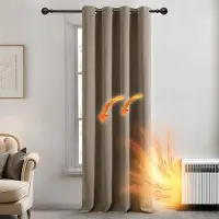 OEM Schwarzer Rolloschirm mit Ringen, einfache Montage, 140x240cm