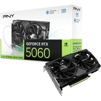 PNY GeForce RTX 5060 8GB, GeForce RTX 5060, 8 GB, GDDR7, 128 Bit, 7680 x 4320 Pixel, PCI Express x8 5.0