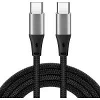 IBox USB-C-Kabel IKUTC2B, USB-C auf USB-C, 60 W, 2 m, schwarz