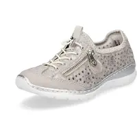 Rieker Slip-On Sneaker, Schlupfschuh, Freizeitschuh, Halbschuh mit Schnellverschluss