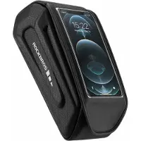 RockBros Fahrradtasche mit wasserdichtem Rahmen und Telefonabdeckung - Schwarz