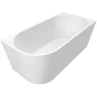 Hak TIBERA R Eckbadewanne 150x75cm, weiß