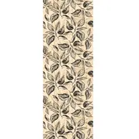 Queence Vinyltapete "Blätterwerk" Motiv floral geblümt gemustert glatt 90x250cm, selbstklebend, kinderleichte Anbringung, Sticker