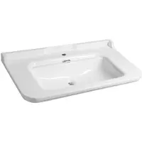 Hak WALDORF Keramik-Waschtisch 100x55cm, weiß