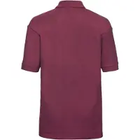 Russell athletic - "Classic" Poloshirt für Kinder LT5634 (92) (Burgunderrot)