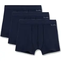 Sanetta Boxershorts "Boxershort 3er Pack", Jungen, Gr. 176, blau, Obermaterial: 100% Baumwolle CO., Unterhosen Boxershorts