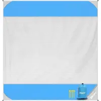 OEM Picknickmat 210 x 200 cm, wasserdicht, abnehmbar, für 4 Füße geeignet, extrem leicht und kompakt