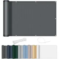 OEM Wasserdichter Balkonrollo 90x300cm Anthrazit - UV-Schutz und Privatsphäre