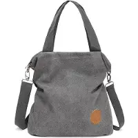 OEM Gris Canvas Handtas für Frauen