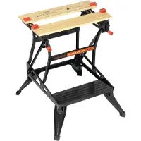 OEM Flexibele werkbank met groot werkblad aus Metall | Höhe verstelbar und belastbar bis 160 kg | Ideal für Heimwerker und DIY-Projekte