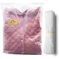 OEM 4 Transparante Hangende Vacuümzakken für Kleidung, Jassen und Jacken, 67 x 135 cm, 67 x 110 cm