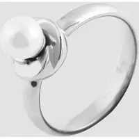 Akzent Fingerring "Anong, langlebig" Gr. 56, silber (silberfarbig), Fingerringe, Damen, 56, Edelstahl, Fingerring