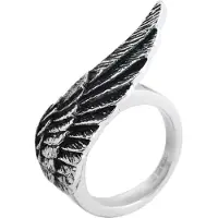 Akzent Fingerring "Fabiella, langlebig" Gr. 60, silber (silberfarbig), Fingerringe, Damen, 60, Edelstahl, Fingerring