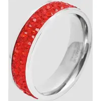 Akzent Fingerring "Femke, hautverträglich" Gr. 58, silber (silberfarbig), Fingerringe, Damen, 58, Edelstahl, Fingerring