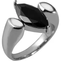 Just Fingerring "langlebig" Gr. 54, weiß, Fingerringe, Damen, 54, Edelstahl, Fingerring