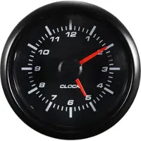Jom Car-Parts GmbH Premium Instrument Anzeige Uhr Analoguhr LED Beleuchtung in WEIß