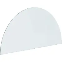 Syfax Feuerstelle Glasplatte Transparent 1000 x 500 mm Glas