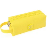 OEM Schulmobilier, Oxfordstof, großes Etui, Gelb, Mädchen und Frauen