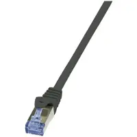 Logilink CQ4123S, 30 m, Cat7, S/FTP (S-STP), RJ-45, Schwarz