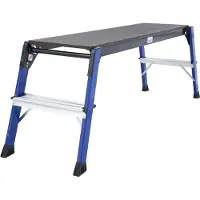 Krause Arbeitsgerüst "StepTop", blau, B:40cm H:45cm L:140cm, Aluminium, Gerüste, Arbeitsgerüst