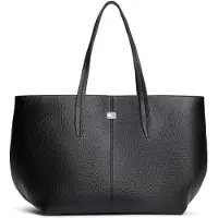 Tommy Hilfiger Handtasche Tjw Slouchy City Tote AW0AW18789 Schwarz