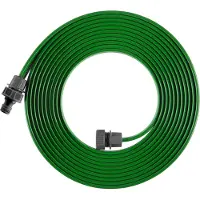 Markenlos Orangeroter Sproeier für schmale Blumenbeete - Zone-Sprühnebel - 75 Meter - individuelle Einstellung - Gartengeräte-Anschlüsse