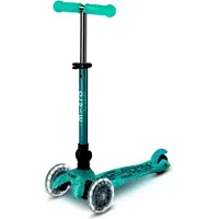 Micro mobility Mini Micro Deluxe Foldable Orion Glow LED, Kinder, Dreiradroller, Junge/Mädchen, Asphalt, 50 kg, 3 Rad/Räder