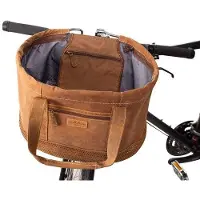 OEM Bike- stroller picnic bag picknicktas inbouw braun Leder